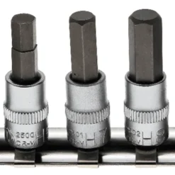 BGS Bit-Einsatz-Satz | 6,3 Mm (1/4") | Innensechskant 4 - 12 Mm | 7-tlg. – 2161