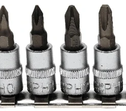 BGS Bit-Einsatz-Satz | 6,3 Mm (1/4") | Schlitz, Kreuzschlitz PH / PZ | 12-tlg. – 2163