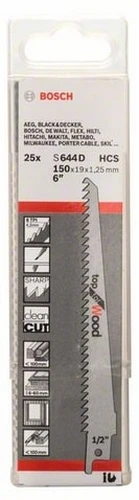 Bosch Säbelsägeblatt S 644 D Top For Wood 25er-Pack 2608650464 2 Bosch Säbelsägeblatt S 644 D Top For Wood 25er-Pack 2608650464 – Bild 2