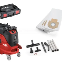 FLEX Nass Trocken Sauger VCE 44 L AC KIT 446.009 + 5x Filter + L-BOXX 471.208