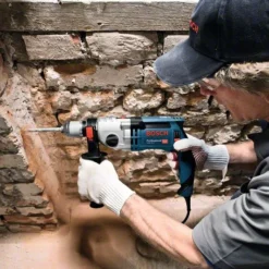 Bosch Schlagbohrmaschine GSB 24-2 Mit Handwerkerkoffer + Bohrfutter 060119C802 -Haus Griff Verkäufe GSB 24 2 Ziegelbohren 067016