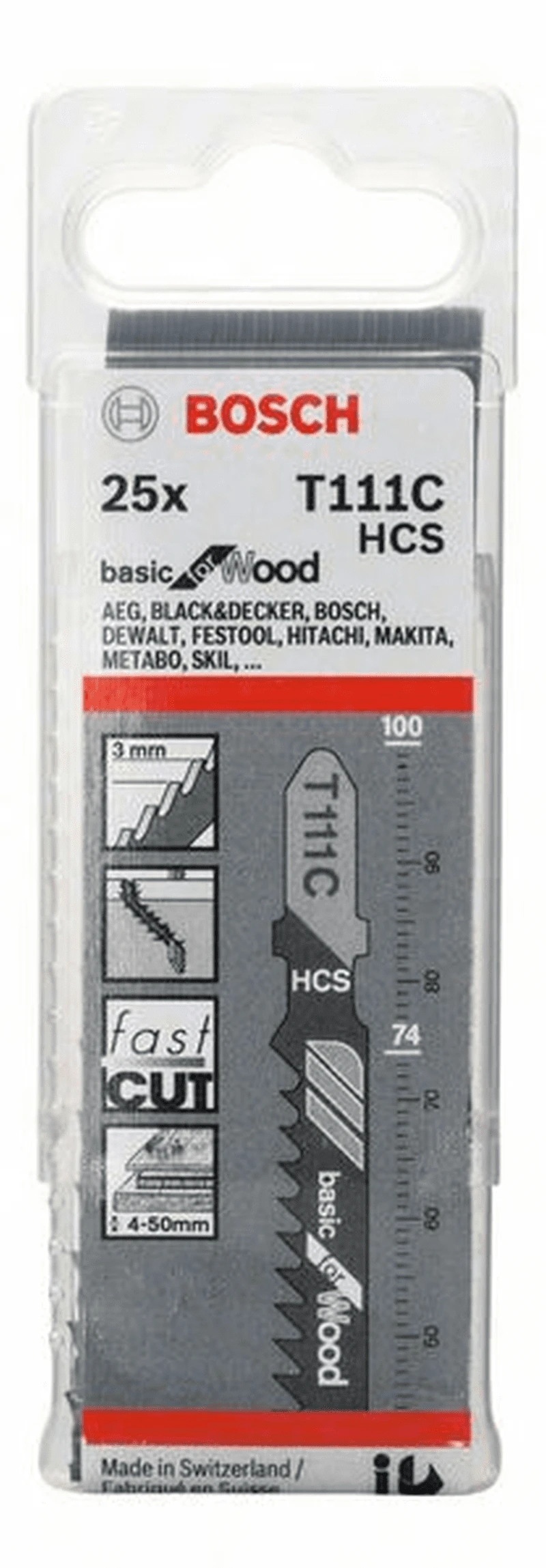 Bosch Stichsägeblatt T 111 C Basic For Wood 25er-Pack 2608633A38 1 Bosch Stichsägeblatt T 111 C Basic For Wood 25er-Pack 2608633A38