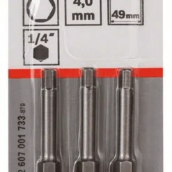 Bosch Schrauberbit Extra-Hart HEX 4 49 Mm 3er-Pack 2607001733