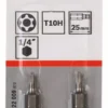 Bosch Security-Torx-Schrauberbit Extra-Hart T10H 25 Mm 2er-Pack 2608522009