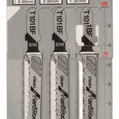 Bosch Stichsägeblatt T 101 BF Clean For Hard Wood 3er-Pack 2608636226