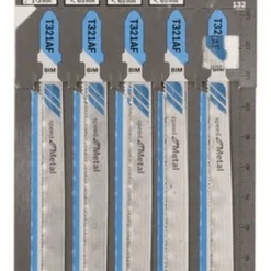 Bosch Stichsägeblatt T 321 AF Speed For Metal 5er-Pack 2608636705