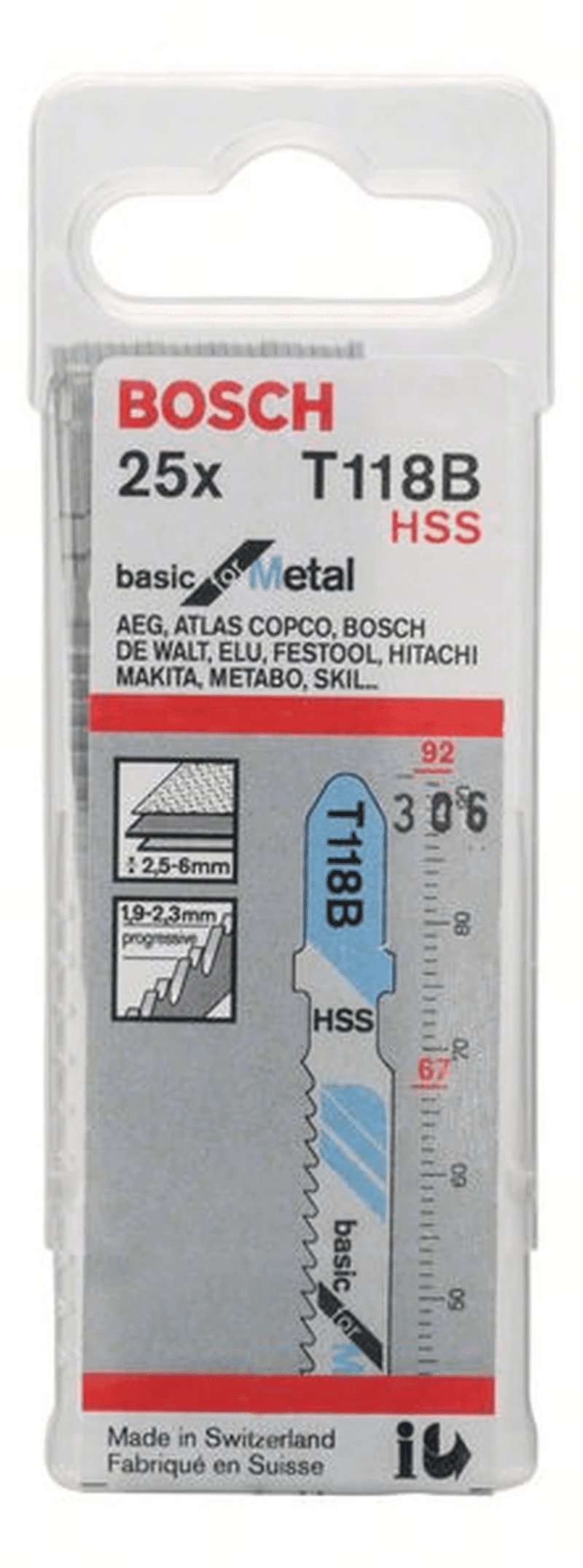 Bosch Stichsägeblatt T 118 B Basic For Metal 25er-Pack 2608638471 1 Bosch Stichsägeblatt T 118 B Basic For Metal 25er-Pack 2608638471