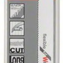 Bosch Säbelsägeblatt S 1122 VF Flexible For Wood And Metal 25er-Pack 2608657559