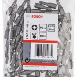 Bosch Schrauberbit Extra-Hart PZ 1 25 Mm 100er-Pack 2607001557