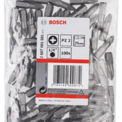 Bosch Schrauberbit Extra-Hart PZ 2 25 Mm 100er-Pack 2607001561
