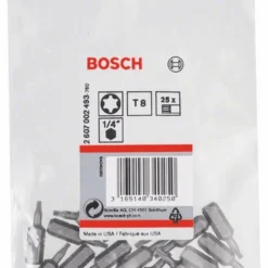Bosch Schrauberbit Extra-Hart T8 25 Mm 25er-Pack 2607002493