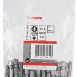 Bosch Schrauberbit Extra-Hart PH 1 49 Mm 25er-Pack 2607002502