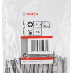 Bosch Schrauberbit Extra-Hart PZ 2 49 Mm 25er-Pack 2607002506