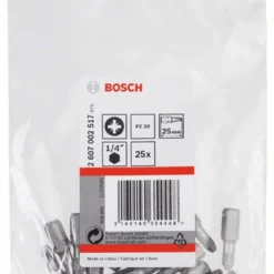 Bosch Schrauberbit Extra-Hart Reduziert PZ2R 25 Mm 25er-Pack 2607002517