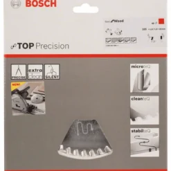 Bosch Kreissägeblatt Top Precision Best For Wood 165 X 20 X 1,8 Mm 48 2608642384