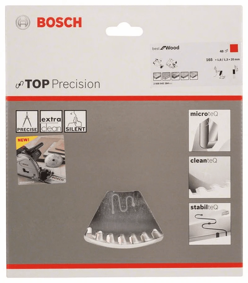 Bosch Kreissägeblatt Top Precision Best For Wood 165 X 20 X 1,8 Mm 48 2608642384 1 Bosch Kreissägeblatt Top Precision Best For Wood 165 X 20 X 1,8 Mm 48 2608642384