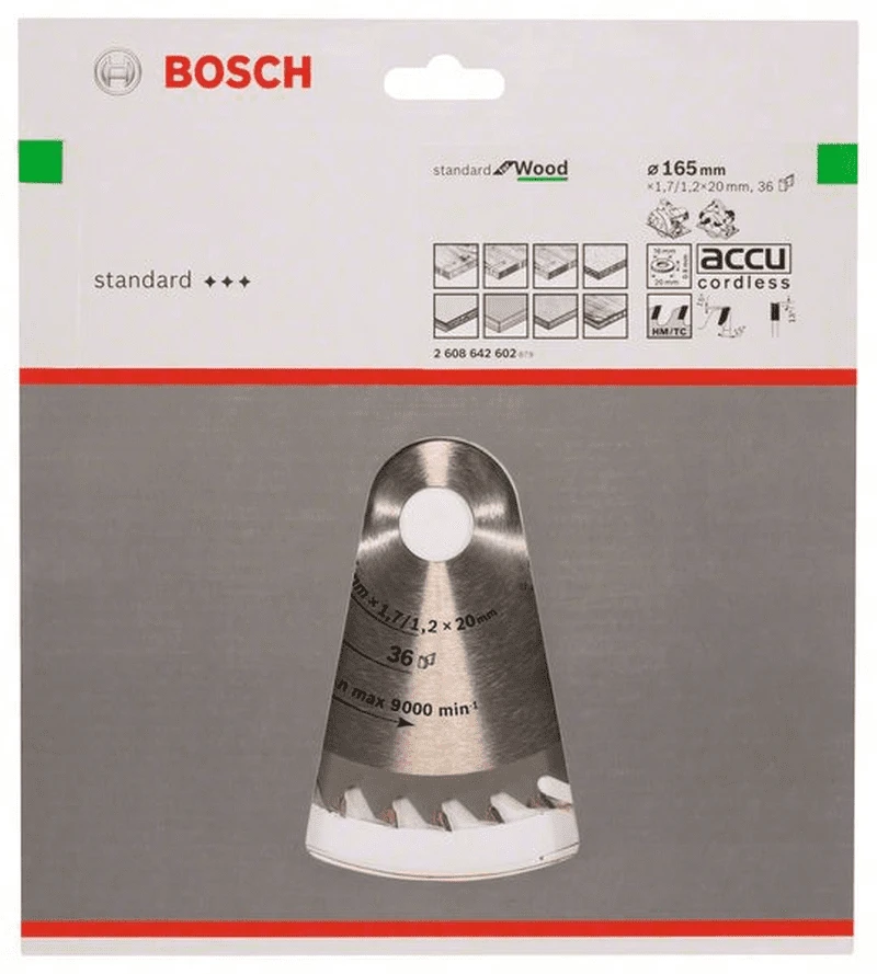 Bosch Kreissägeblatt Optiline Wood Für Handkreissägen 165 X 20/16 X 1,7 Mm 36 2608642602 1 Bosch Kreissägeblatt Optiline Wood Für Handkreissägen 165 X 20/16 X 1,7 Mm 36 2608642602