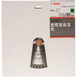 Bosch Kreissägeblatt Optiline Wood Für Kapp Und Gehrungssägen 216 X 30 X 2,8 Mm 48 2608640641