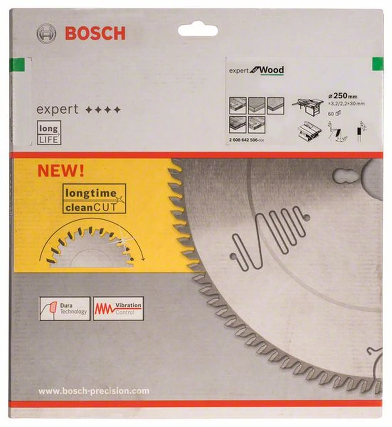 Bosch Kreissägeblatt Expert For Wood 250 X 30 X 3,2 Mm 60 2608642506 1 Bosch Kreissägeblatt Expert For Wood 250 X 30 X 3,2 Mm 60 2608642506