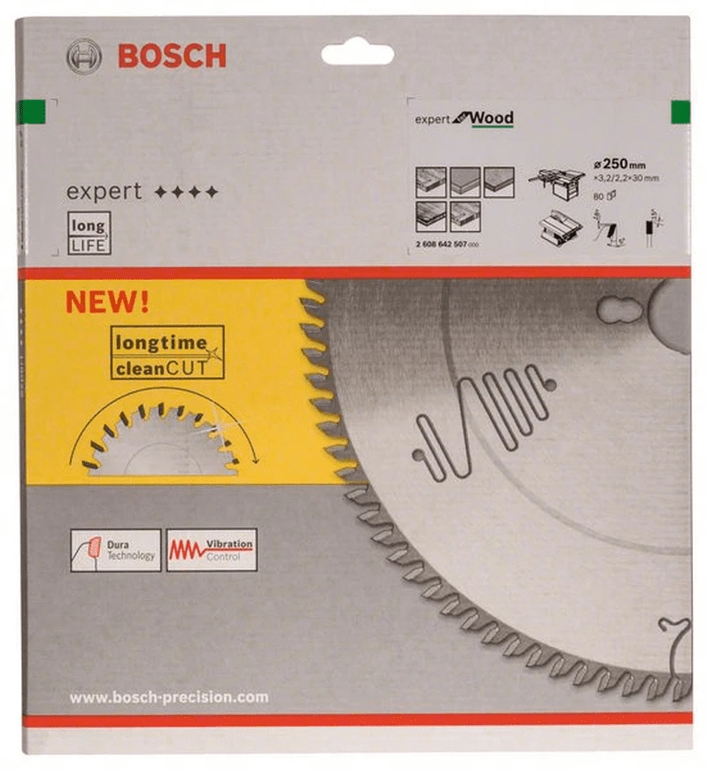 Bosch Kreissägeblatt Expert For Wood 250 X 30 X 3,2 Mm 80 2608642507 1 Bosch Kreissägeblatt Expert For Wood 250 X 30 X 3,2 Mm 80 2608642507