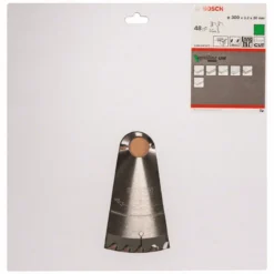 Bosch Kreissägeblatt Optiline Wood Für Tischkreissägen 300 X 30 X 3,2 Mm 48 2608640672