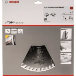 Bosch Kreissägeblatt Top Precision Best For Laminated Panel Abrasive 250x30x3,2 Mm 48 2608642104