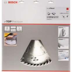 Bosch Kreissägeblatt Top Precision Best For Wood 350 X 30 X 3,5 Mm 54 2608642120