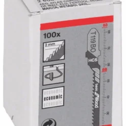 Bosch Stichsägeblatt T 119 BO Basic For Wood 100er-Pack 2608637879