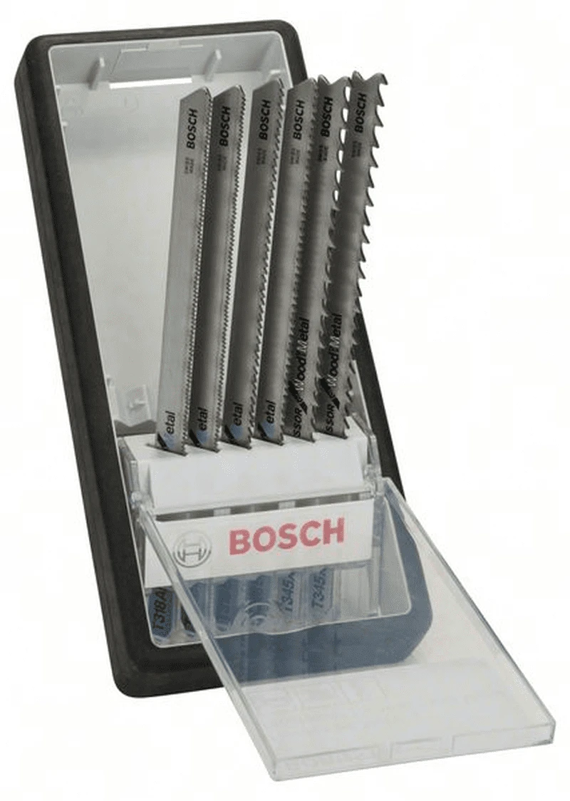 Bosch Stichsägeblatt-Set Robust Line Metal Profile T-Schaft 6-teilig 2607010573 2 Bosch Stichsägeblatt-Set Robust Line Metal Profile T-Schaft 6-teilig 2607010573 – Bild 2