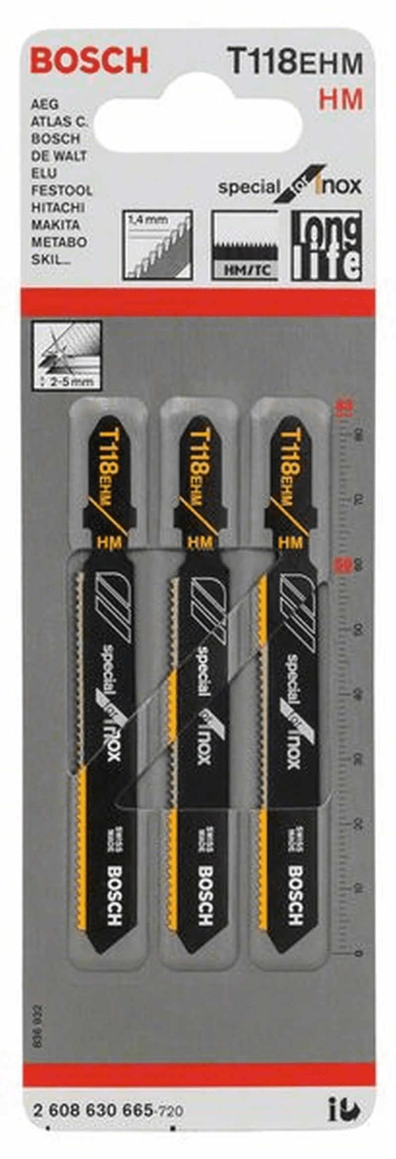 Bosch Stichsägeblatt T 118 EHM Special For Inox 3er-Pack 2608630665 - JETZT 2608900562 3 Bosch Stichsägeblatt T 118 EHM Special For Inox 3er-Pack 2608630665 - JETZT 2608900562 – Bild 3