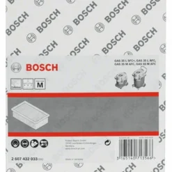 Bosch Flachfaltenfilter Für GAS 35 - 55 Zellulose 6150 Cm² 240 X 140 X 56 Mm 2607432033