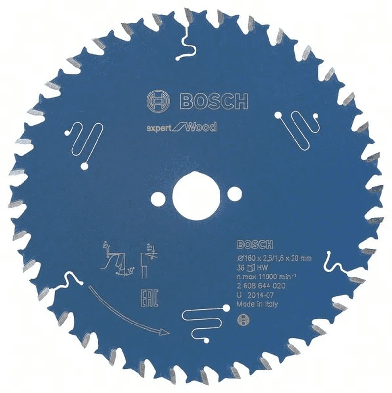 Bosch Kreissägeblatt Expert For Wood 160 X 20 X 2,6 Mm 36 2608644020 2 Bosch Kreissägeblatt Expert For Wood 160 X 20 X 2,6 Mm 36 2608644020 – Bild 2