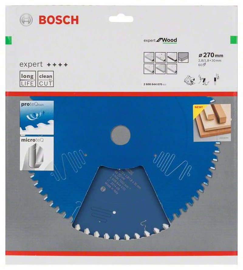 Bosch Kreissägeblatt Expert For Wood 270 X 30 X 2,8 Mm 60 2608644070 1 Bosch Kreissägeblatt Expert For Wood 270 X 30 X 2,8 Mm 60 2608644070