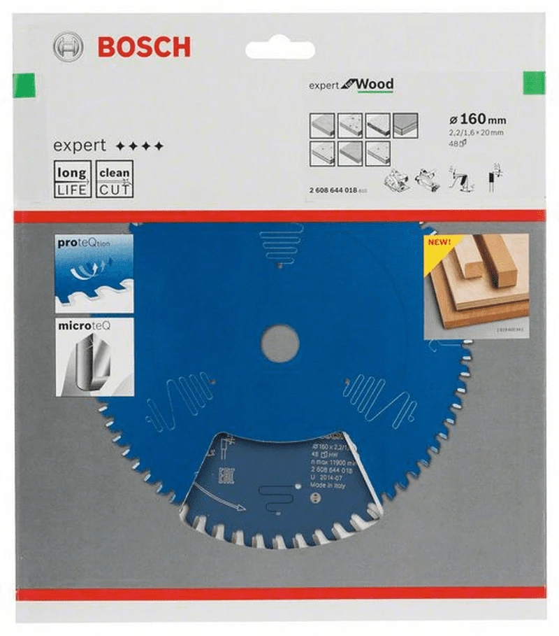 Bosch Kreissägeblatt Expert For Wood 160 X 20 X 2,2 Mm 48 2608644018 2 Bosch Kreissägeblatt Expert For Wood 160 X 20 X 2,2 Mm 48 2608644018 – Bild 2