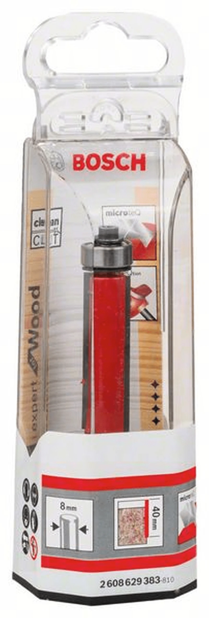 Bosch Bündigfräser 8 Mm D1 12,7 Mm L 40 Mm G 84 Mm 2608629383 2 Bosch Bündigfräser 8 Mm D1 12,7 Mm L 40 Mm G 84 Mm 2608629383 – Bild 2