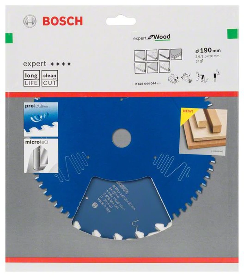 Bosch Kreissägeblatt Expert For Wood 190 X 20 X 2,6 Mm 24 2608644044 2 Bosch Kreissägeblatt Expert For Wood 190 X 20 X 2,6 Mm 24 2608644044 – Bild 2