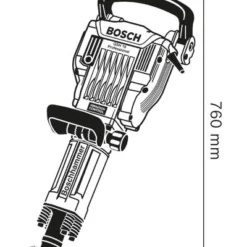 Bosch Abbruchhammer GSH 16-30 0611335100 Schlaghammer Stemmhammer Mit Spitzmeißel Und Trolley -Haus Griff Verkäufe f9gm6148
