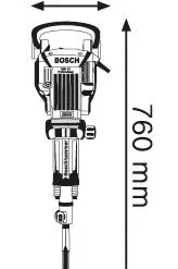 Bosch Abbruchhammer GSH 16-30 0611335100 Schlaghammer Stemmhammer Mit Spitzmeißel Und Trolley -Haus Griff Verkäufe f9gm6148 gsh 16 28