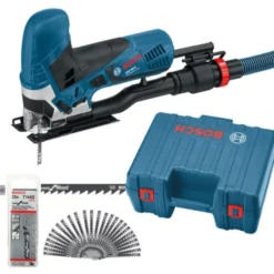 BOSCH Stichsäge GST 90 E Handwerkerkoffer +25 BOSCH Stichsägeblätter